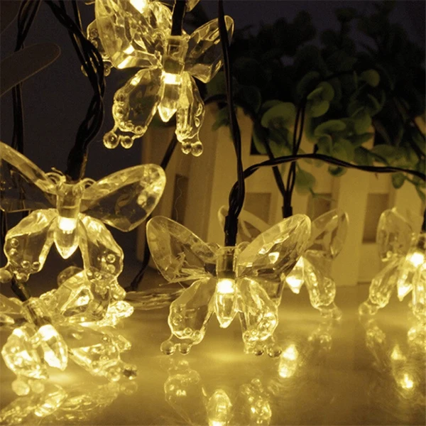 Luces mariposa 5M Amarilla